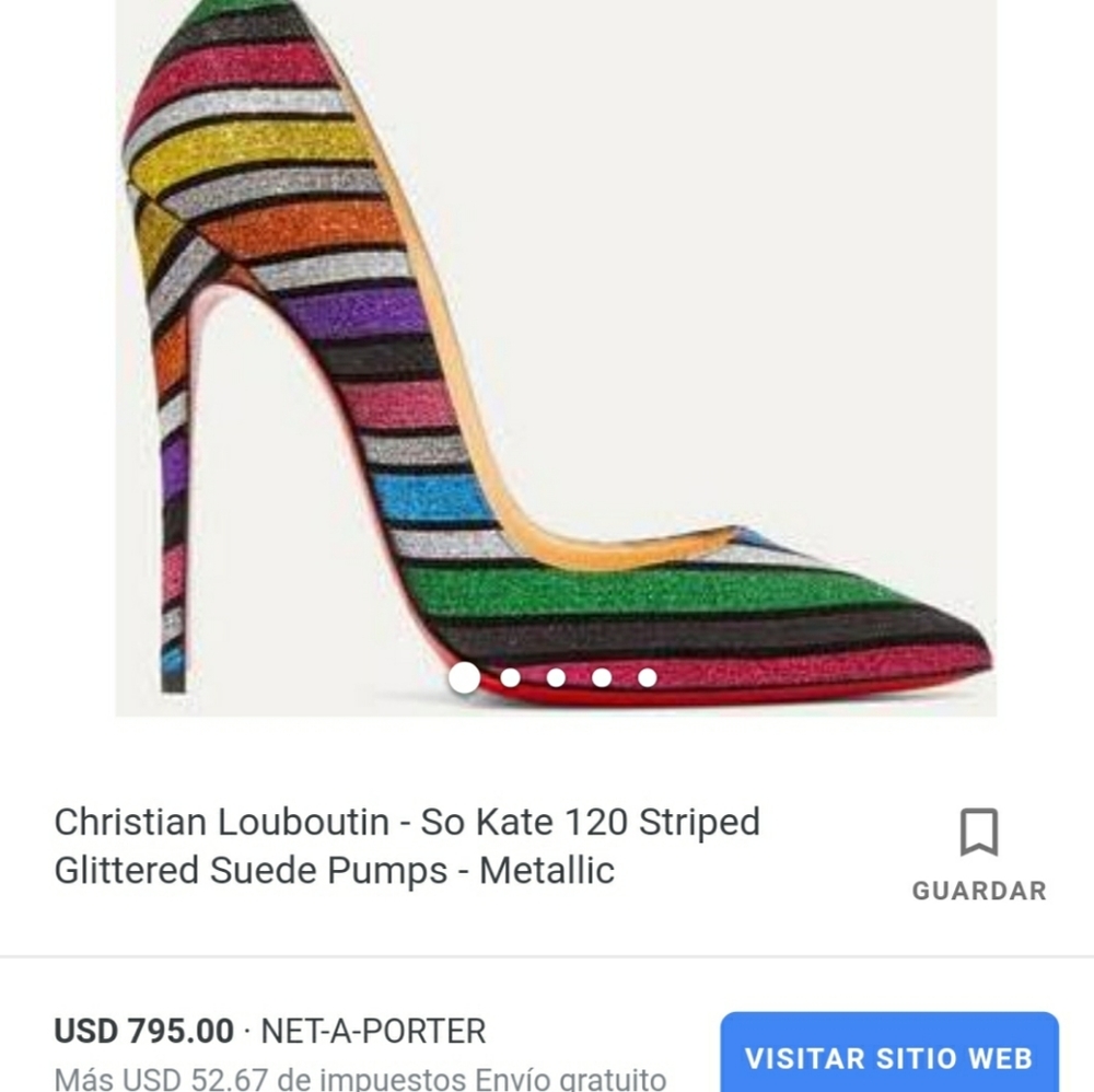 New Heels shoes multicolor  shiny - Picture 3 of 3